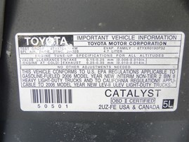 2006 Toyota Tundra SR5 Gray Crew Cab 4.7L AT 2WD #Z22774 width=